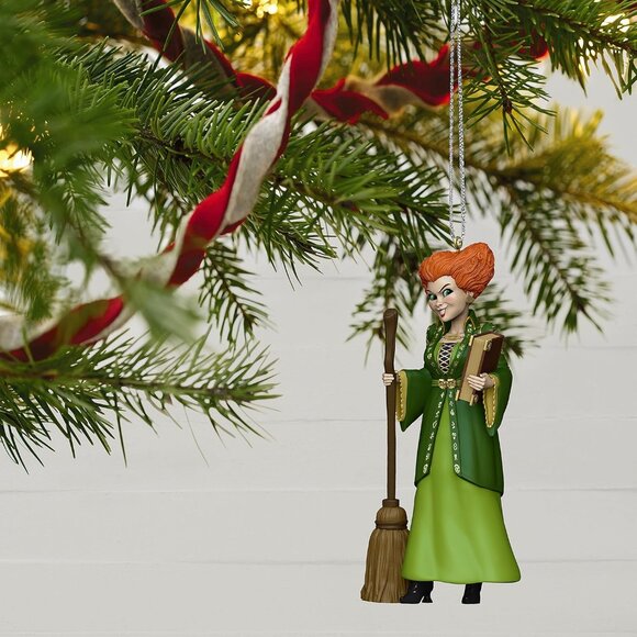 2023 Hallmark Hocus Pocus Winifred Sanderson Halloween Christmas Ornament NEW - Picture 2 of 7